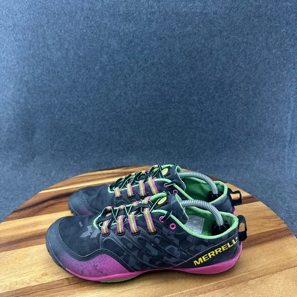 Merrell Lithe Glove Minimal Women's 7 Black Vibram Barefoot Running Shoes